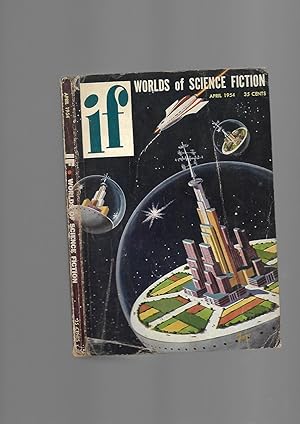 Seller image for IF. April 1954. Worlds of Science Fiction magazine. American edition. Includes "The Golden Man" by Philip K. Dick for sale by SAVERY BOOKS