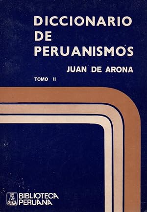 Imagen del vendedor de Diccionario de peruanismos-2 vol.- a la venta por JP Livres