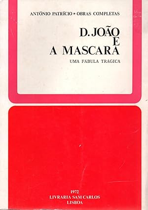 Seller image for D.Joao e a mascara,uma fabula tragica for sale by JP Livres