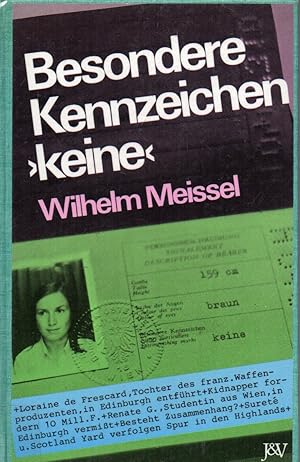 Seller image for Besondere Kennzeichen:keine for sale by Clivia Mueller