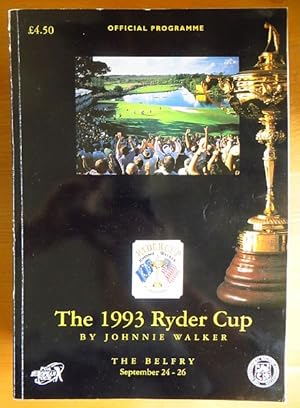 Imagen del vendedor de The 1993 Ryder Cup, Official Programme a la venta por Antiquariat Blschke