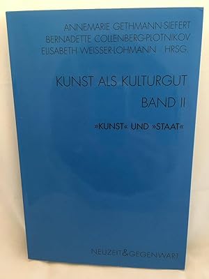Immagine del venditore per Kunst Als Kulturgut, Band II: ,,Kunst'' Und ,,Staat'' venduto da PsychoBabel & Skoob Books