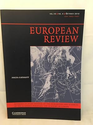 Seller image for European Review: Vol. 18, No. 4, October 2010 for sale by PsychoBabel & Skoob Books