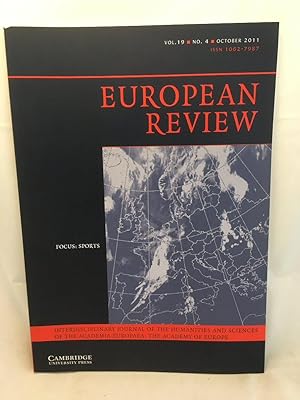 Seller image for European Review: Vol. 19, No. 4, October 2011 for sale by PsychoBabel & Skoob Books