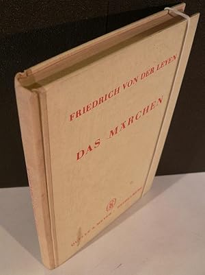 Image du vendeur pour Das Mrchen - Ein Versuch. mis en vente par Kunze, Gernot, Versandantiquariat
