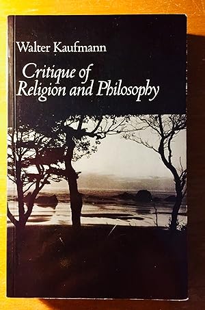 Imagen del vendedor de Critique of Religion and Philosophy a la venta por Samson Books