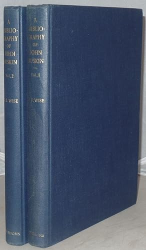 Imagen del vendedor de A Complete Bibliography of the Writings in Prose and Verse of John ruskin, LL.D. With a List of the More Important Ruskiniana [2 Volume Set] a la venta por Besleys Books  PBFA