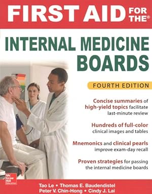 Seller image for First Aid for the Internal Medicine Boards for sale by GreatBookPrices