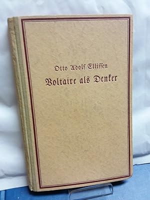 Imagen del vendedor de Voltaire als Denker. a la venta por Kepler-Buchversand Huong Bach