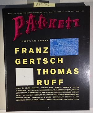 Parkett 28 1991 [Gertsch/Ruff] (Parkett Art Magazine, No 28, 1991)
