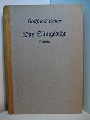 Bild des Verkufers fr Das Sinngedicht. Novellen zum Verkauf von Antiquariat Weber