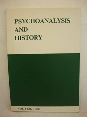 Bild des Verkufers fr Psychoanalysis and History: Volume 1, Number 1, 1998 zum Verkauf von PsychoBabel & Skoob Books