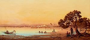 Seller image for Sunset on the Nile. for sale by Antiquariat INLIBRIS Gilhofer Nfg. GmbH