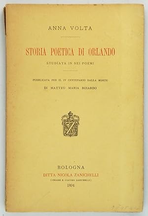 Storia poetica di Orlando studiata in sei poemi