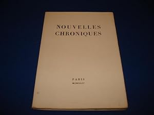 Seller image for Nouvelles Chroniques for sale by Emmanuelle Morin