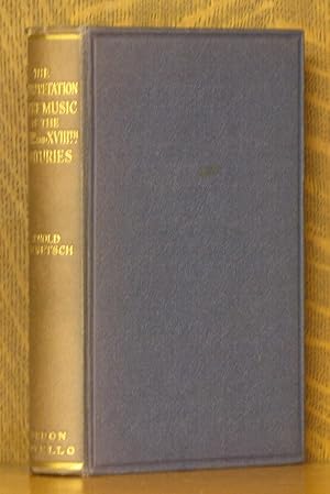 Image du vendeur pour THE INTERPRETATION OF THE MUSIC OF THE XVIITH AND XVIIITH CENTURIES mis en vente par Andre Strong Bookseller