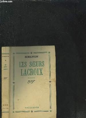 Image du vendeur pour LES SOEURS LACROIX mis en vente par Le-Livre