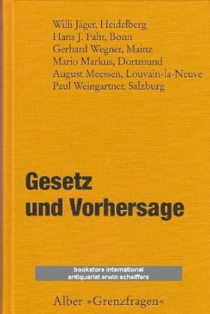 Gesetz und Vorhersage (Grenzfragen)