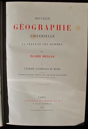 Nouvelle géographie universelle. Volume 5: L'Europe scandinave et russe.