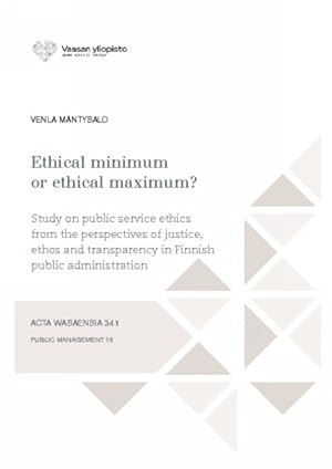 Ethical minimum or ethical maximum?