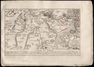 Plan der Belagerung und Einnahme der Vestung Sonnenstein bey Pirna 5. Sept. 1758 nebst denen zu s...