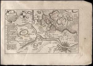 Plan der Action, welche d. 4. Sept. 1759 zwischen einem Österreichischen und einem Königlich Preu...