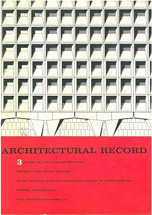 Architectural Record, n. 3, March1965. Building Types study: Schools
