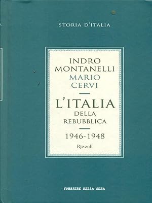 Bild des Verkufers fr L'Italia della Repubblica 1946 - 1948 zum Verkauf von Librodifaccia