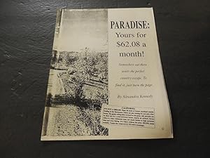 Immagine del venditore per PARADISE: Yours For $62.08 A Month! (No, Really) venduto da Joseph M Zunno