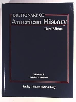 Bild des Verkufers fr Dictionary of American History - Volume 5 zum Verkauf von Leserstrahl  (Preise inkl. MwSt.)