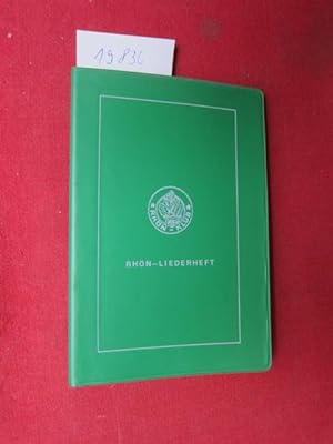 Bild des Verkufers fr Rhn-Liederheft. Hrsg.: Kultur-Ausschu des Rhnclubs e.V. ; zum Verkauf von Versandantiquariat buch-im-speicher