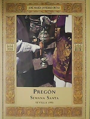 Imagen del vendedor de Pregn de Semana Santa de Sevilla 1993. a la venta por Librera y Editorial Renacimiento, S.A.