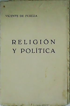 Imagen del vendedor de Religin y Poltica. a la venta por Librera y Editorial Renacimiento, S.A.