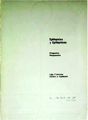 Imagen del vendedor de Epilepsias y Epil�pticos. Preguntas, respuestas. Pr�logo de J. Vila Bad�. a la venta por Librer�a y Editorial Renacimiento, S.A.