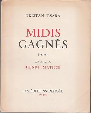 midis gagnés poèmes - huit dessins de Henri Matisse nouvelle édition.