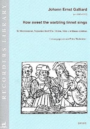 Bild des Verkufers fr How sweet the warbling Linnet singsfr Mezzosopran, Sopraninoblockflte, Violine, Viola und Bc : Partitur und Stimmen (Bc ausgesetzt) zum Verkauf von AHA-BUCH GmbH