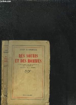 Bild des Verkufers fr DES SOURIS ET DES HOMMES zum Verkauf von Le-Livre