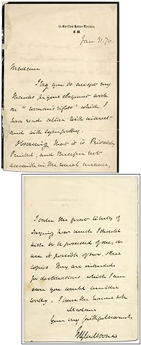 Autograph Letter Signed as Prime Minister about Women's Rights