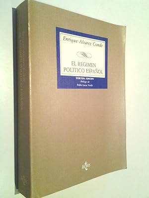 Seller image for El rgimen poltico espaol for sale by MAUTALOS LIBRERA