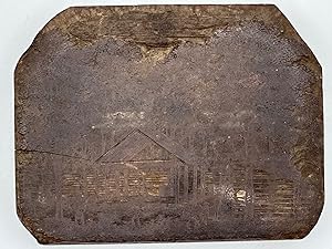 Brush Creek Camp Ground / Ky. [Mercer?] Co. [manuscript title on bottom edge of wood block]