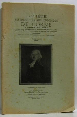 Société historique et archéologique de l'orne - tome LXIII - année 1945