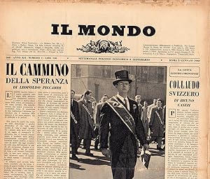 Imagen del vendedor de Il Mondo, 1960. Annata completa a la venta por Studio Bibliografico Marini
