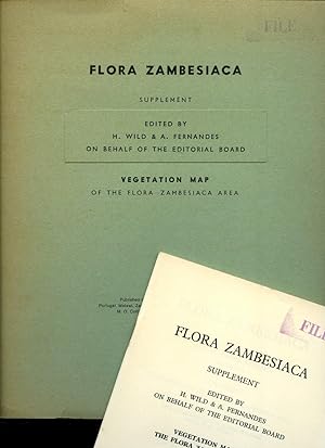 Seller image for Flora Zambesiaca | Mozambique, Malawi, Zambia, Rhodesia, Botswana | Supplement Vegetation Map of the Flora Zambesiaca Area (File Copy) + A Review of Browse and its Role in Livestock Production in Southern Africa by B. H. Walker for sale by Little Stour Books PBFA Member