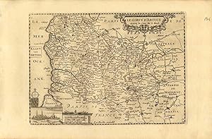 Antique Map-ARTOIS-ARRAS-FRANCE-ATRECHT-Weege-1753