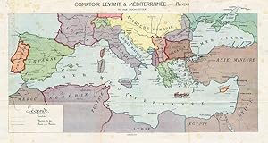 Antique Map-LEVANT-MEDITERRANEAN-Laporte-Dosse-1870