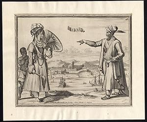 Rare Antique Print-INDIA-GOA-COSTUME-SHIPS-PORTUGAL-Pieter van der Aa-1725