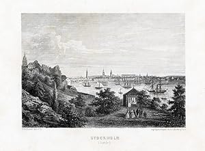 Antique Print-STOCKHOLM-SWEDEN-SCANDINAVIA-Boullemier-1850