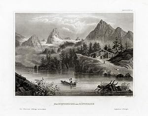 Antique Print-HUNDSKOGEL-HINTERSEE-AUSTRIA-Meyer-1850