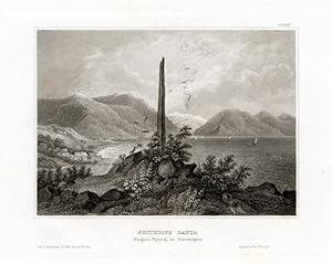 Antique Print-SOGNEFJORD-FRITHIOFS BAUTA-NORWAY-Meyer-1850