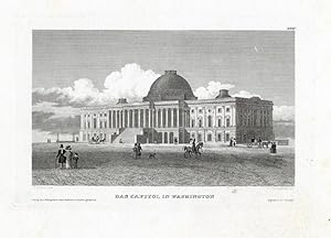 Antique Print-CAPITOL-WASHINGTON-UNITED STATES-Meyer-1850
